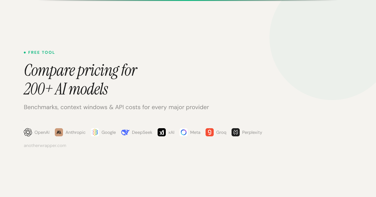 LLM Pricing Comparison — OpenAI, Claude & GPT API Costs ...